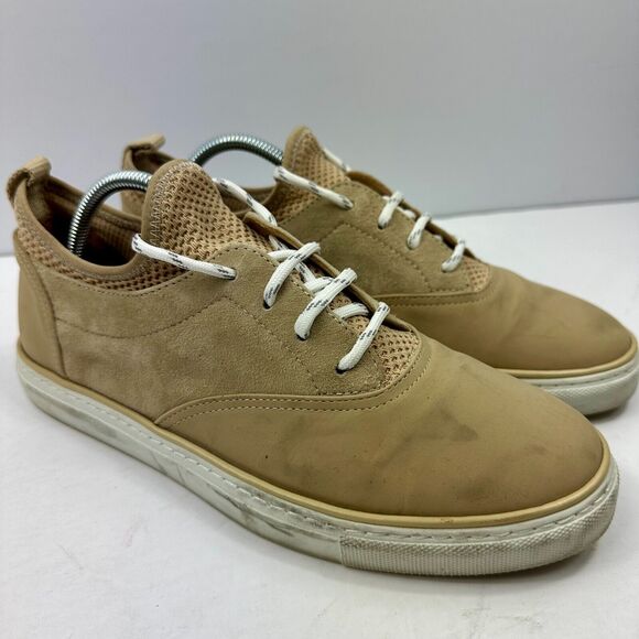 Jenni Kayne Women's Trainer Sneaker Natural Tan EU38 US8 Slip On Suede Italy - Picture 10 of 11